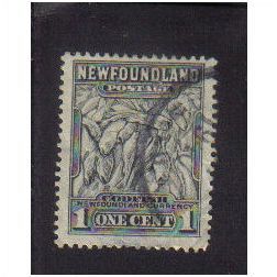 1932 canada newfoundland 1c f/u sgnf276 thin