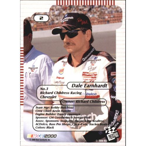 2000 Press Pass Trackside Dale Earnhardt