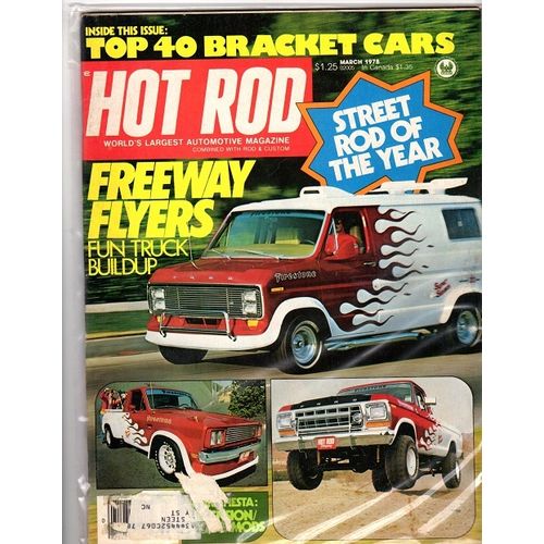 Hot Rod March 1978 Freeway Flyers Top 40 Bracket Cars