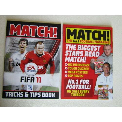 Match Magazine 2010 ~ Football Tips & Tricks Book FIFA11 (e19)