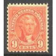 641 9c Thomas Jefferson Barely Clears MNH Q1811