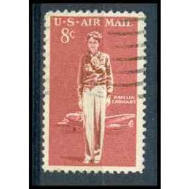Used C68 8c Amelia Earhart Fine WA0832