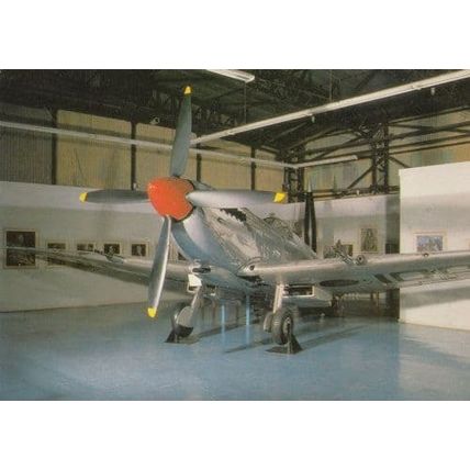 Submarine Spitfire Mk 8 At Johannesburg South Africa WW2 Plane Postcard