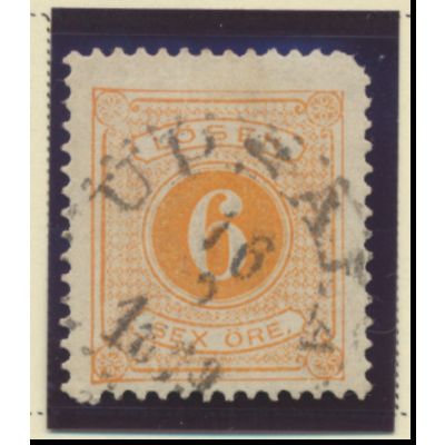 Sweden Stamp Scott #J15, Used