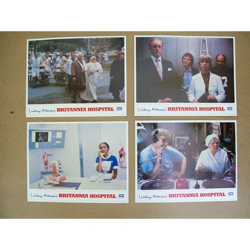 BRITANNIA HOSPITAL Joan Plowright, Leonard Rossiter 1982 Lobby Card Set (16)