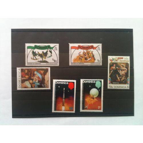 DOMINICA SIX DIFFERENT STAMPS ( 1 )