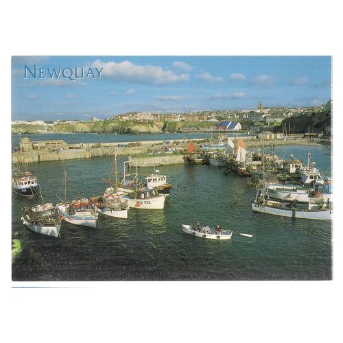 NEWQUAY , Cornwall vintage unused postcard John Hinde =
