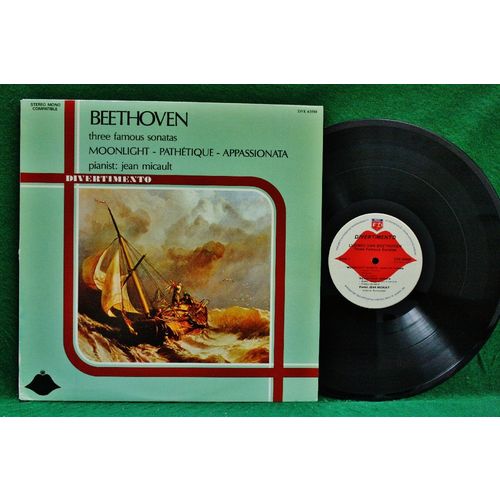 Jean Micault - Beethoven: 3 Famous Sonatas-Moonl./Path./Appas. - DVE 63508 - NM
