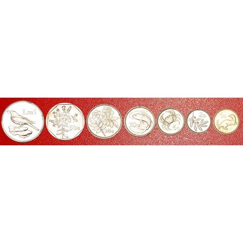 ANIMALS AND SUN: MALTA★LAST PRE-EURO SET 7 COINS 1986-2007! LOW START★NO RESERVE