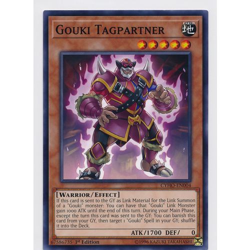 YuGiOh Cybernetic Horizon CYHO-EN004 Gouki Tagpartner 1st Edition