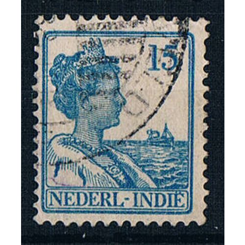 Netherlands Indies 1912 SG274 ne53 Queen Wilhelmina 15c Used Stamp