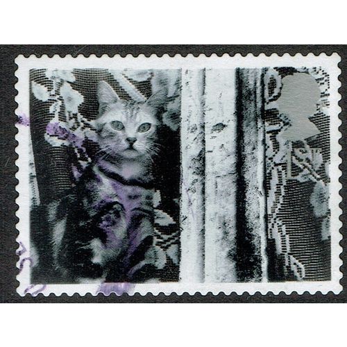 2001 Cats and Dogs 1st Black Grey and Silver SG2193 GU