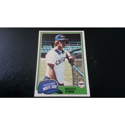 1981 Topps Card # 272 Bruce Kimm Very Good-Excellent (4) Chicago White Sox