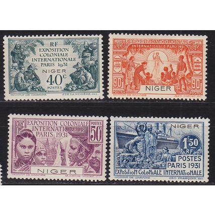 FRANZ.NIGER [1931] MiNr 0054-57 ( */mh ) [01]