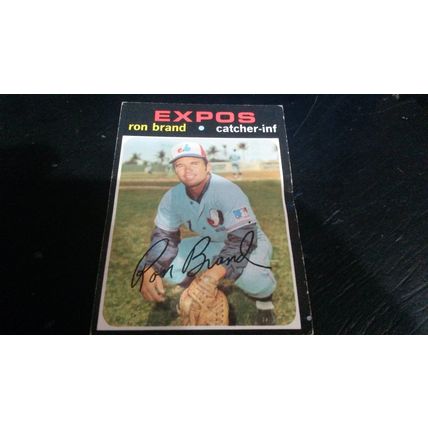 1971 Topps Card # 304 Ron Brand Good (2) Montreal Expos