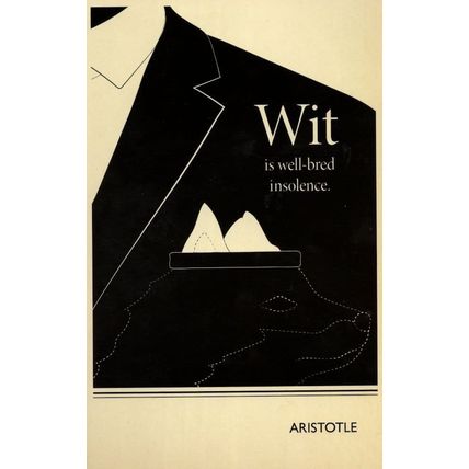 Aristotle Wit The Art Of Rhetoric Book Quote Postcard