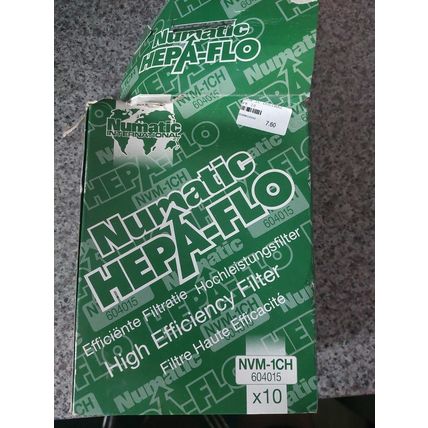 Genuine Numatic Hepa-FLO NVM-1CH VACUUM BAGS (5) 604015 FIT Henry Hound
