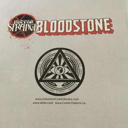 2020 Marvel The Death of Doctor Strange Bloodstone Virgin Variant #1 Signed