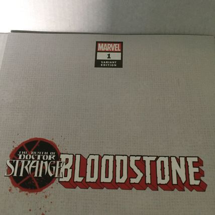 2020 Marvel The Death of Doctor Strange Bloodstone Virgin Variant #1 Signed