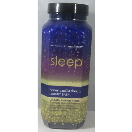 Bath & Body Works Aromatherapy Sleep 15 oz Honey Vanilla Dream luxury Bath