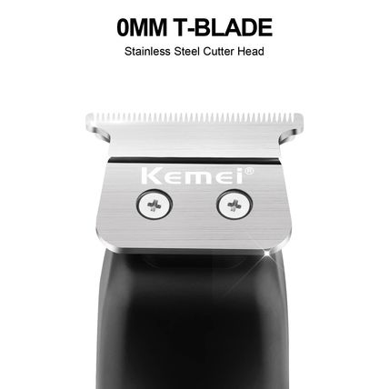 KEMEI Detailing Trimmer 1578 Mens Hair Clipper Zero Pitch Hair Detail T-Blade