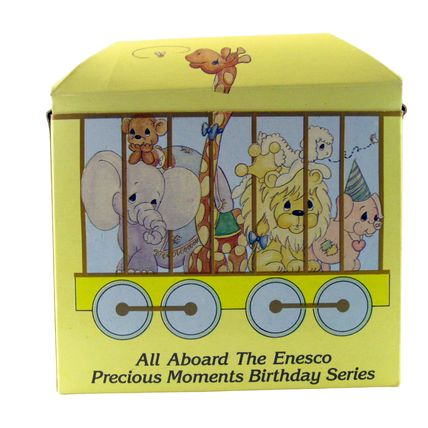 ENESCO ALL ABOARD THE ENESCO PRECIOUS MOMENTS BIRTHDAY SERIES NINE YEAR OLD 1991
