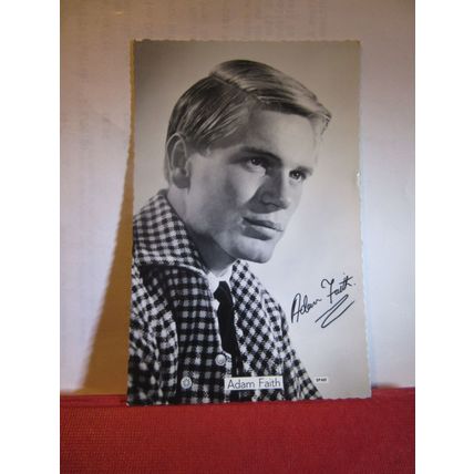 ADAM FAITH. SINGER, STAR PIC SIGNED PHOTOGRAPH =