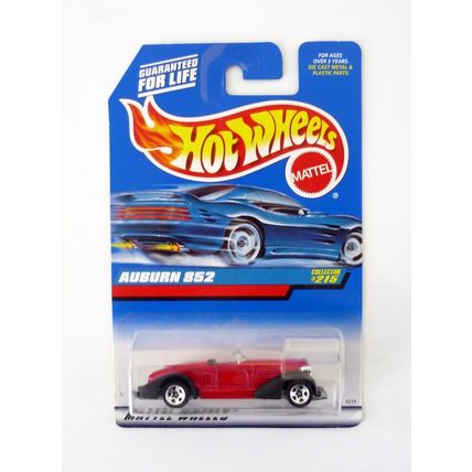 Hot Wheels Auburn 852 #215 Red Die-Cast Car 1998