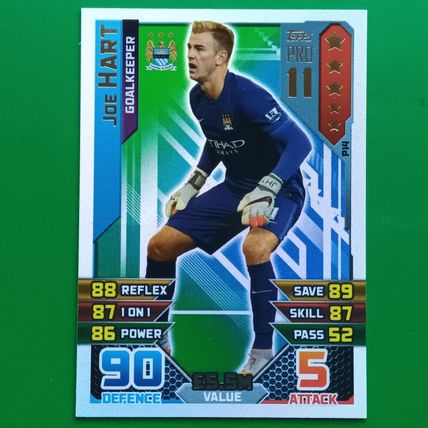 MATCH ATTAX 2015/16 PRO 11 CARD - 15/16 JOE HART #P14