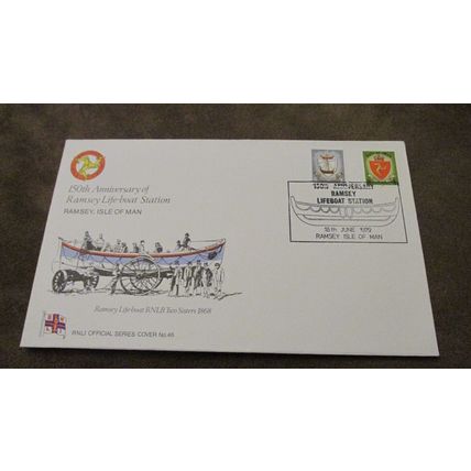 1979 GB Cover - RNLI Lifeboats Station Anniversary - Ramsey, Isle of Man