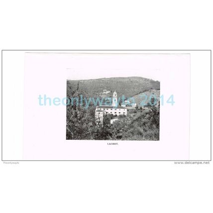 LAGHET, FRANCE, PHOTO BOOK ILLUSTRATION, 1921