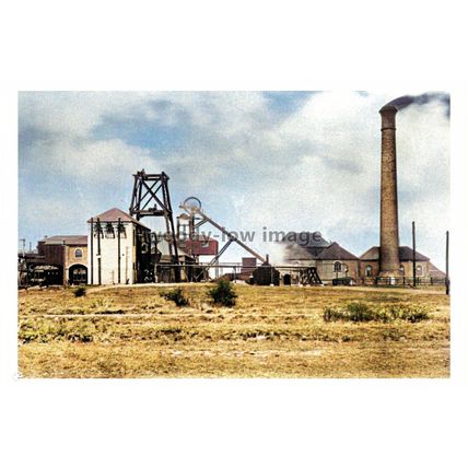 ptc1460 - North'land - Smoking Chimney at Ashington Linton Colliery - print 6x4