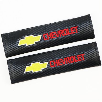 For Chevrolet Seat Belt Shoulder Pads Shoulder Strap Safety Carbon Fiber