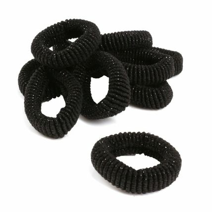 20x STRONG ELASTIC GIRLS HAIR BOBBLES Stretchy Hair Band Snag Free Kids Bands