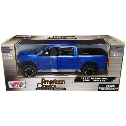 2019 RAM Rebel 1500 Crew Cab Pickup Truck Blue Metallic "American Classics" S...