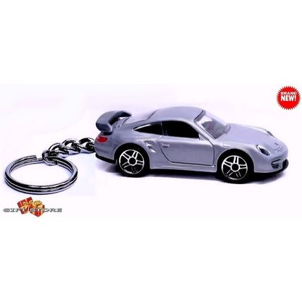 RARE KEYCHAIN SILVER PORSCHE 911 GT2 RS CUSTOM Ltd Ed GREAT GIFT NOVELTY