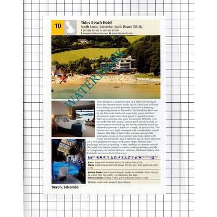 The Cottage Hotel Kingsbridge Devon / Tides Reach Hotel Salcombe - 2011 Advert