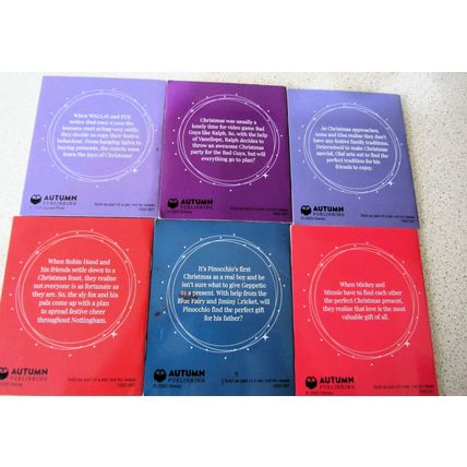 Christmas Disney Themed Mini Books x 17 - Stocking Fillers / Party Bags
