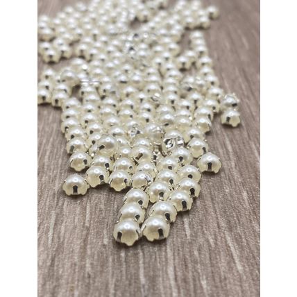 5mm Tiny Imitation Pearl ABS Plastic Shank Buttons Baby Dolls Cardigan Knitting