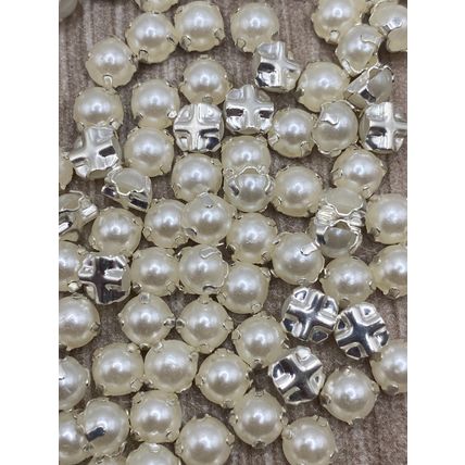 5mm Tiny Imitation Pearl ABS Plastic Shank Buttons Baby Dolls Cardigan Knitting
