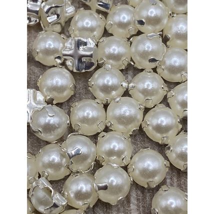 5mm Tiny Imitation Pearl ABS Plastic Shank Buttons Baby Dolls Cardigan Knitting
