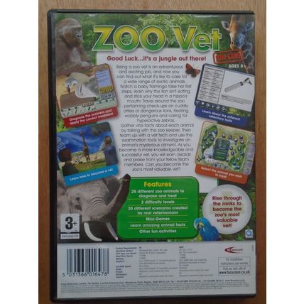 Zoo Vet PC/Mac CD