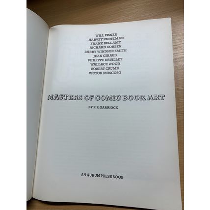 1978 1ST EDITION "MASTERS OF COMIC BOOK ART" HUGE PAPERBACK BOOK (P3)