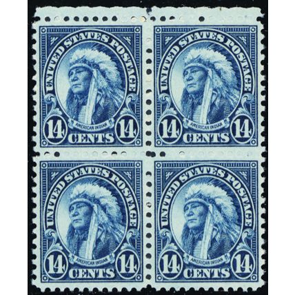 695, Mint VF NH 14¢ - Block of Four Stamps - Stuart Katz