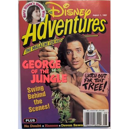 DISNEY ADVENTURES: THE MAGAZINE FOR KIDS set of five 1990's issues