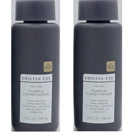 Lot Of 2 Kristin Ess The One Purple Conditioner 10oz EACH 2 PACK