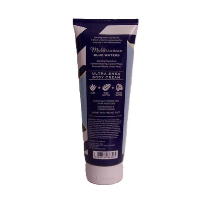 Bath & Body Works Mediterranean Blue Waters Ultra Shea Body Cream 8 oz each
