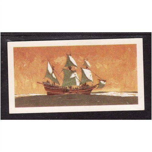 Brooke Bond Tea Card, The Saga of Ships,Mayflower. No.11