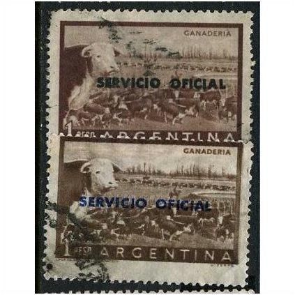 1955/1960 Michel D81 - fine used (o) - overprint black and blue