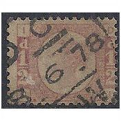 1870 SG48/9 1/2d Rose Plate 12 Fine Used Check Letters "ID".